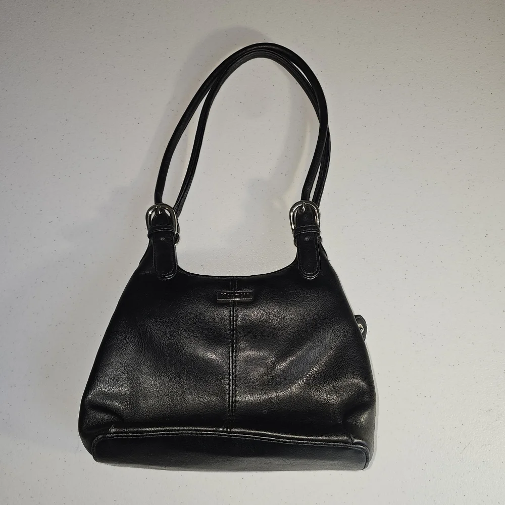 Kounty Black Leather Shoulder Bag - Picture 11 of 16